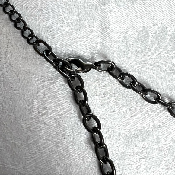 Silver Tone Jewelry Lot — Necklaces, Bracelets, Earrings, Brooches Set - Picture 12 of 16